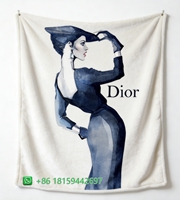 Dior Throw Blankets